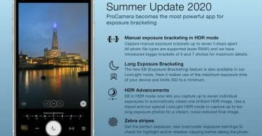 Application Procamera 13.6 Summer 2020