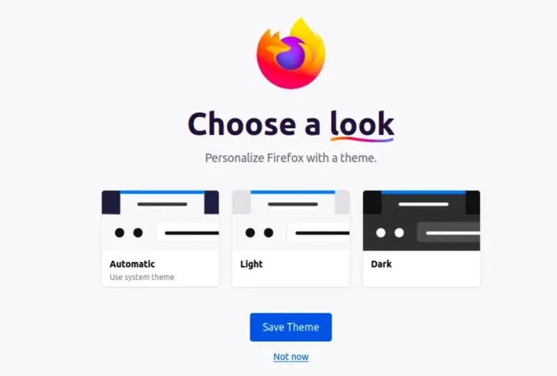 Modifier Apparence Firefox 80
