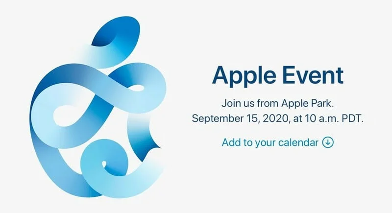 Apple Event Septembre 2020