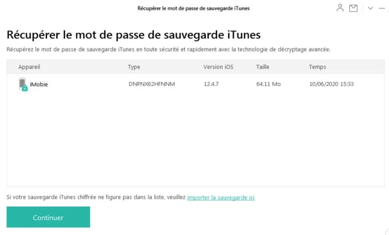 Recuperer Mot De Passe Sauvegarde Itunes
