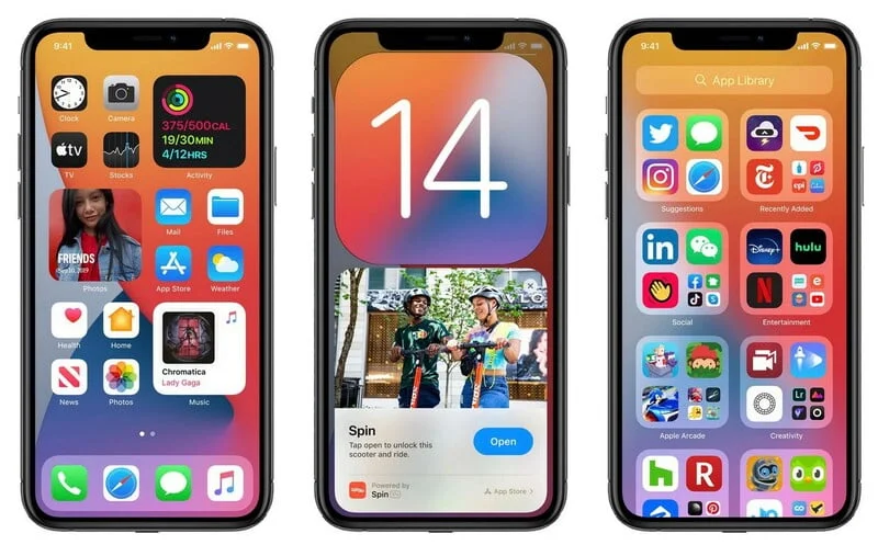 Controler Bibliotheque Apps Ios 14 Iphone