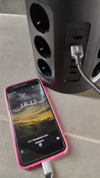 Test Multiprise Aukey Charge Rapide