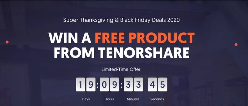 Tenorshare Black Friday