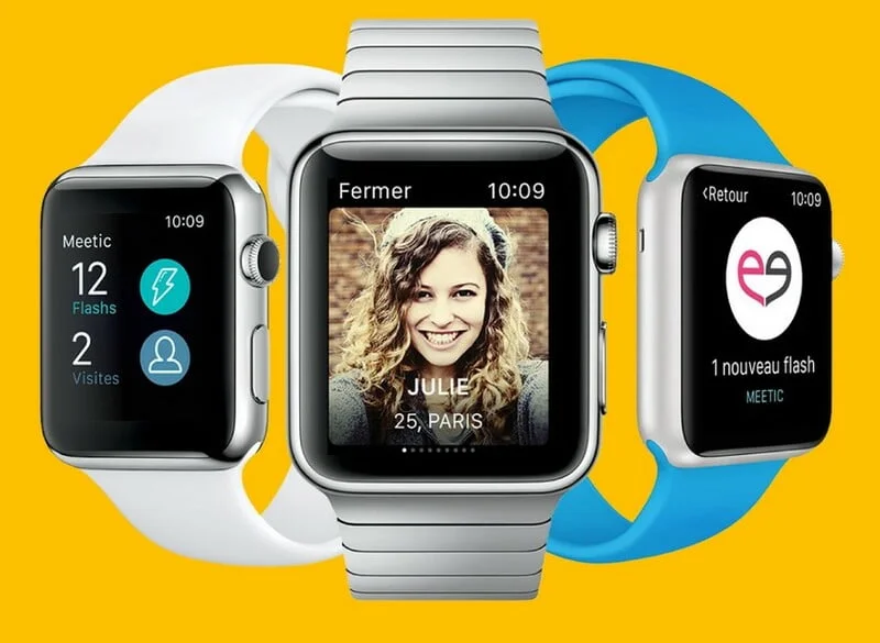 Application Apple Watch Meetic