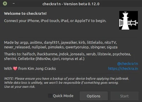 Checkra1n Version 0.12.0 Jailbreak Ios 14.2