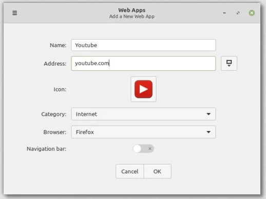 Linux Mint Web App