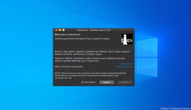 Logiciel Jailbreak Checkra1n Pour Windows 10