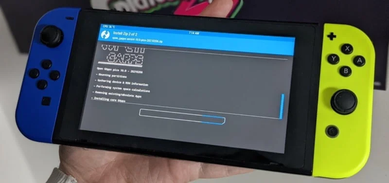 installer gapps sur nintendo switch avec lineageos 17.1