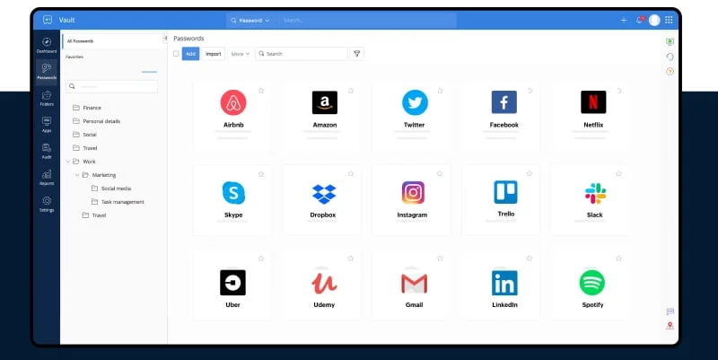 zoho vault gestionnaire mot de passe gratuit pour equipes et entreprises