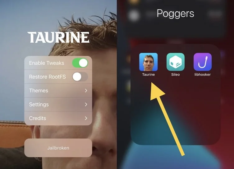 jailbreak taurine ios 14 iphone 12