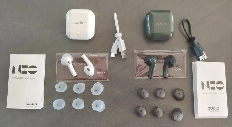 test ecouteurs sans fil sudio nio