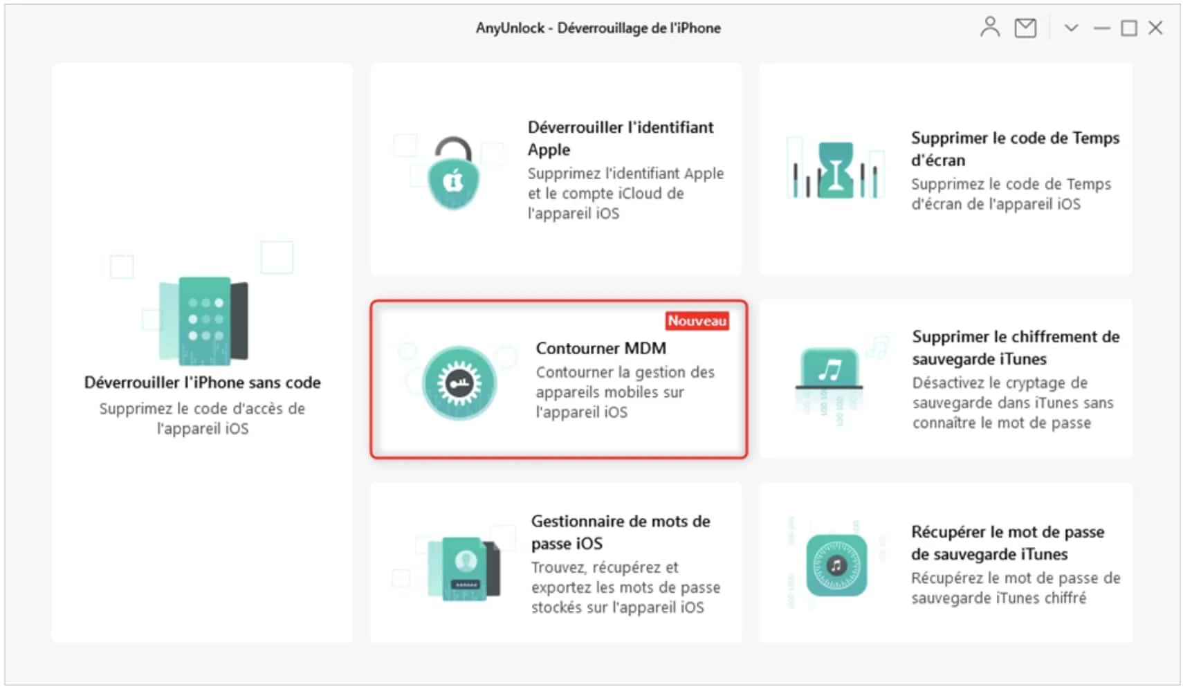 anyunlcok deverrouillage iphone