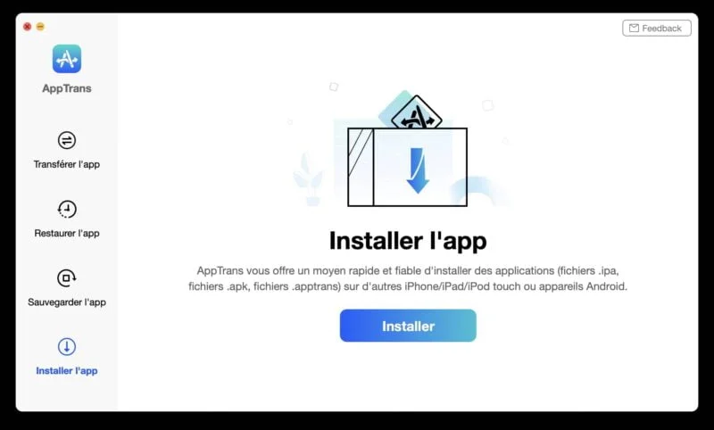 apptrans installer application