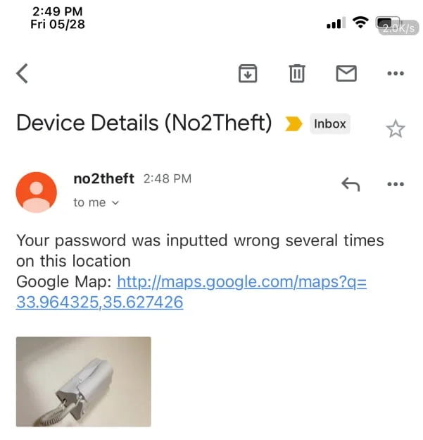 no2theft4 tweak cydia protection contre vol iphone