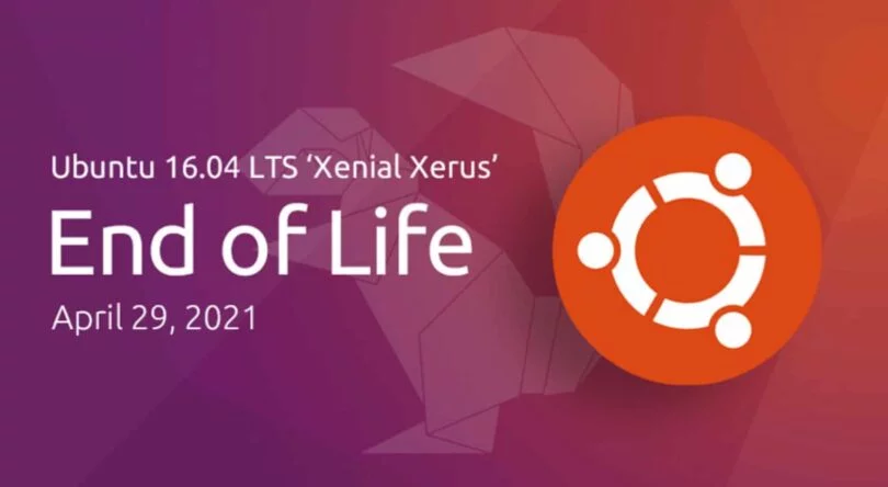 ubuntu 16.04 fin de vie