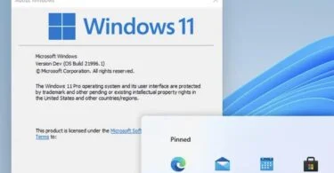 fuite interface windows 11