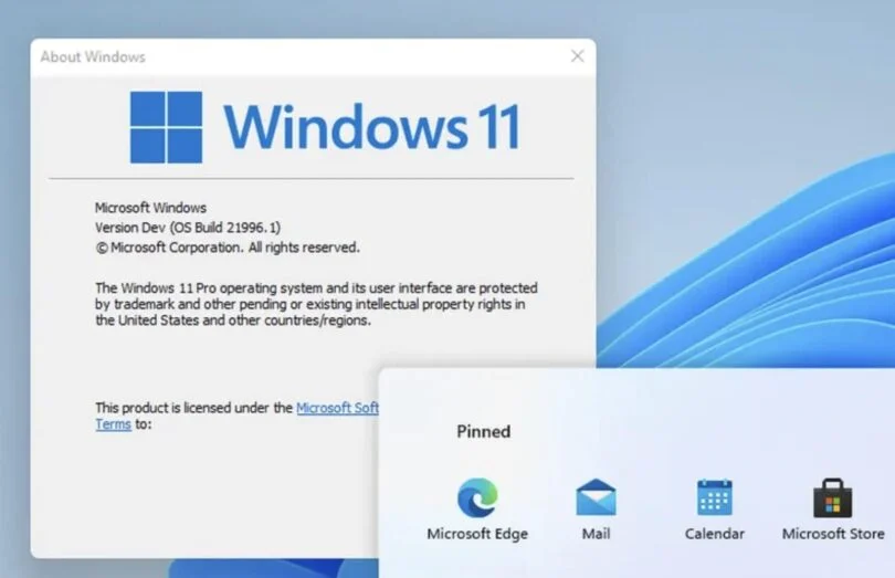 fuite interface windows 11