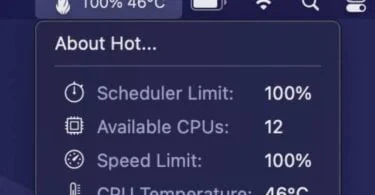 utilitaire hot surveillance temperature cpu mac