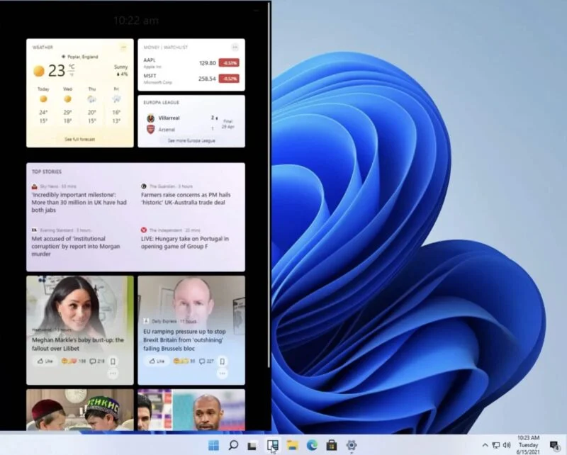 widget windows 11