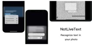 tweak notlivetext fonction live text ios 15