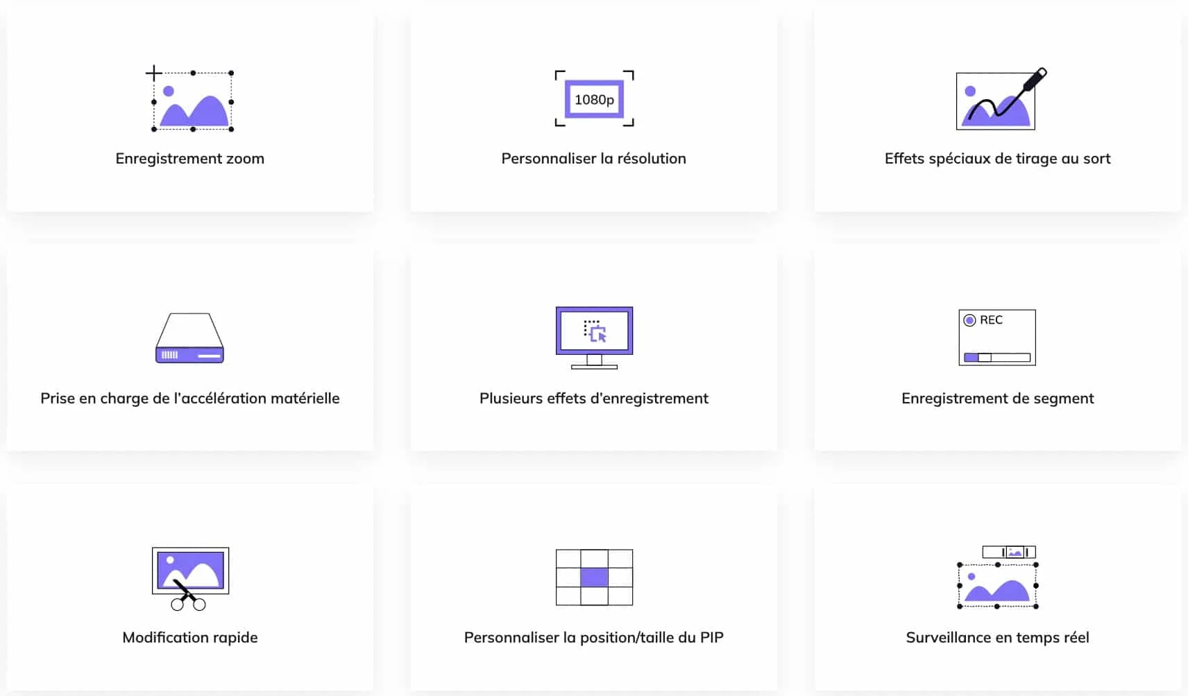 fonctions logiciel enregistrement ecran hitpaw
