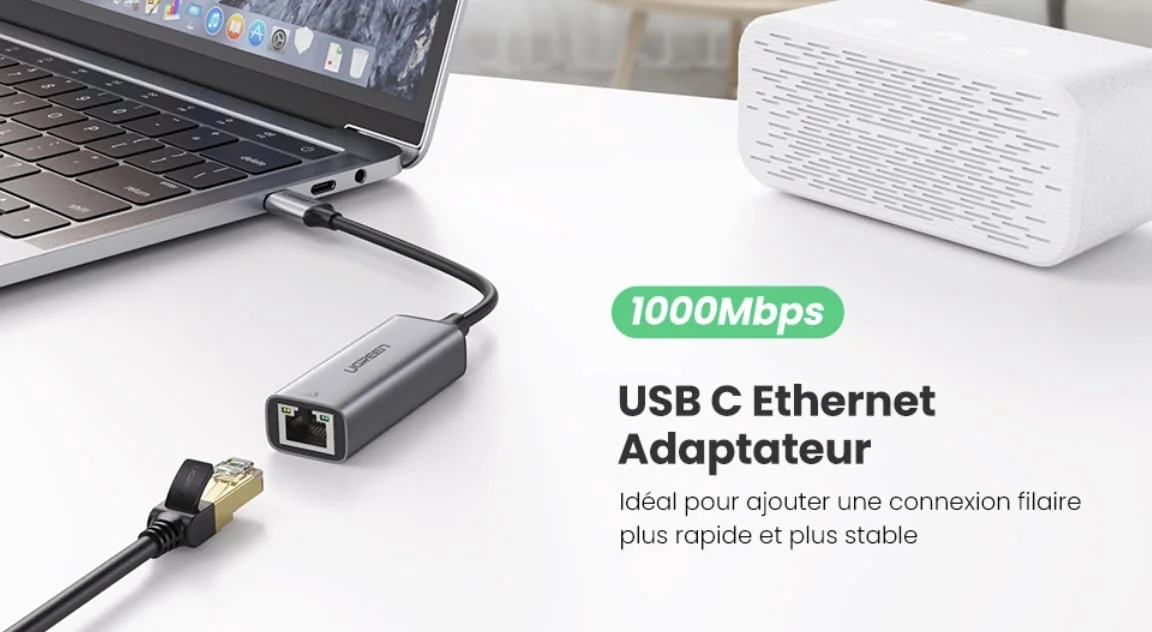promo adaptateur ethernet rj45 ugreen