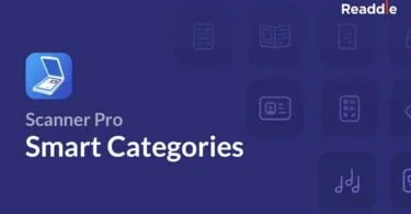 readdle scanner pro categories intelligentes