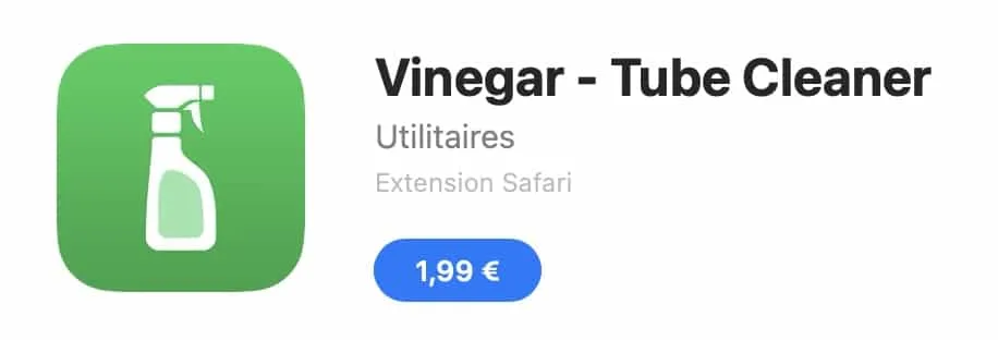 extension safari vinegar tube cleaner