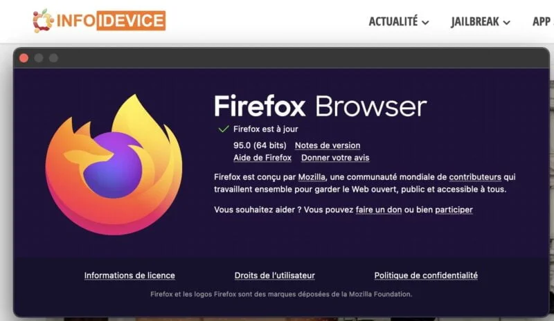firefox 95 pour mac avec sandbox rlbox