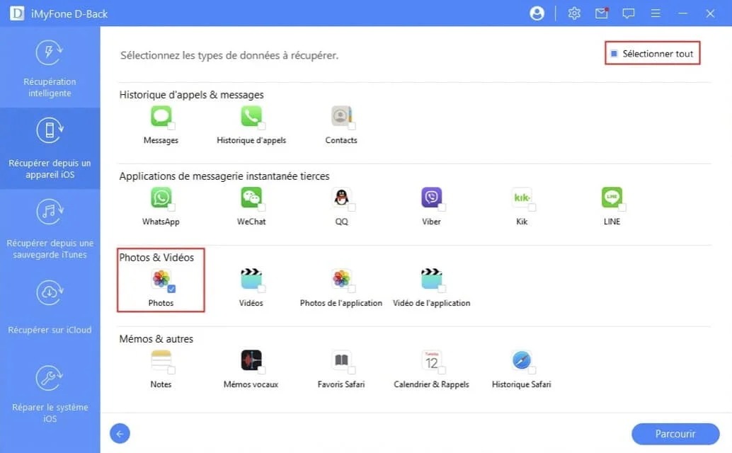 imyfone d back recuperer photos supprimees sur iphone