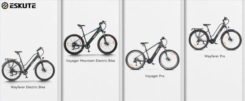 gamme velos electriques eskute 2022