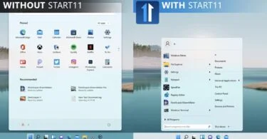 start11 modifier menu demarrer windows 11