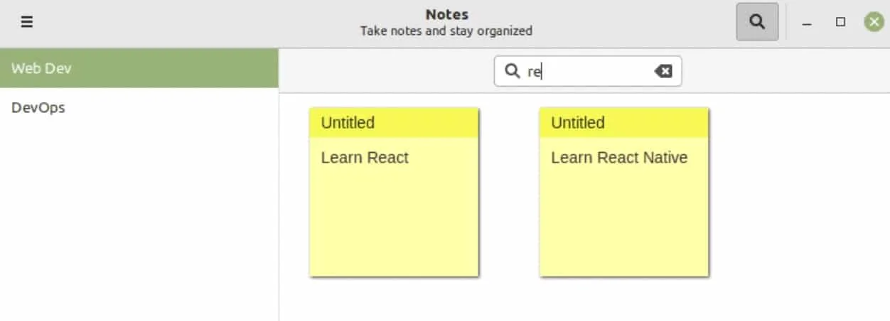 sticky notes linux mint 20.3 una