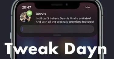 dayn tweak cydia