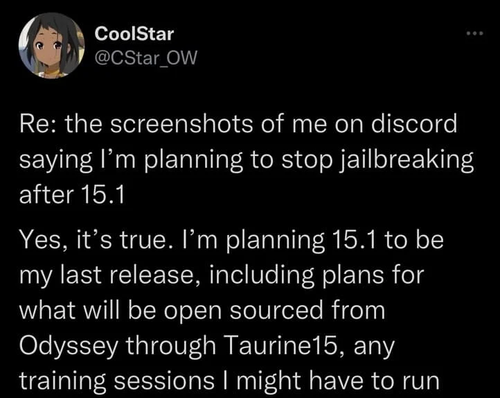 coolstar fin du jailbreak