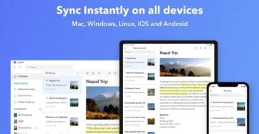 upnote prise de note linux