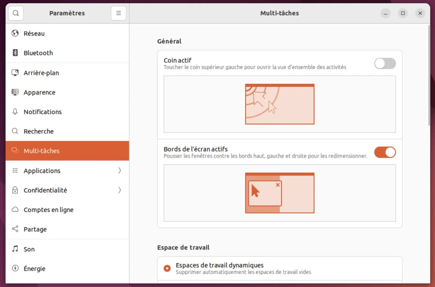multi taches ubuntu 22.04