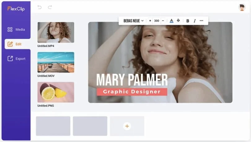 flexclip editeur video