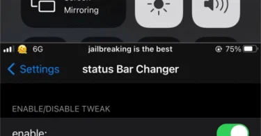 application jailbreak status bar changer