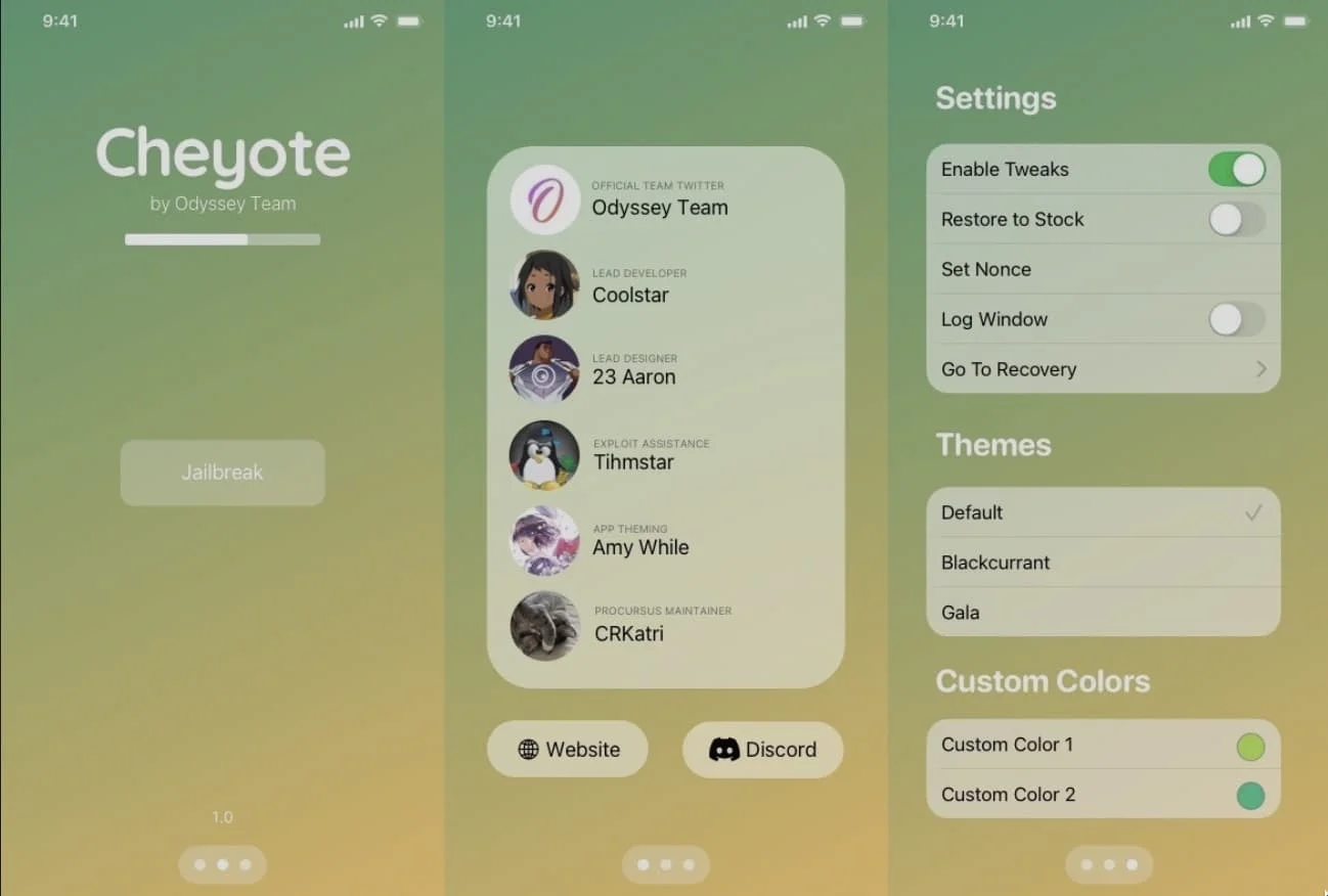 interface jailbreak ios 15 cheyote