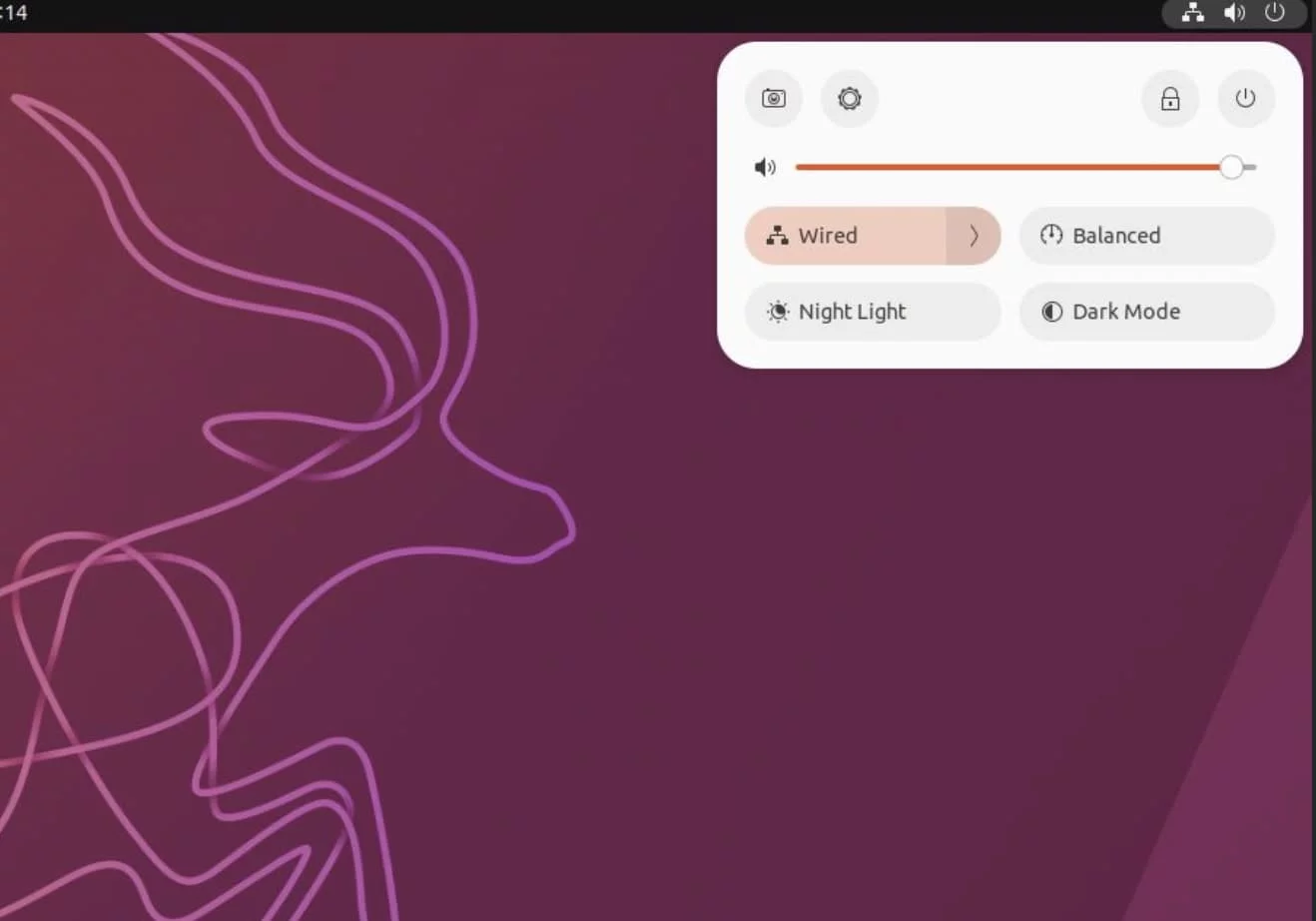 parametres rapides ubuntu 22.10