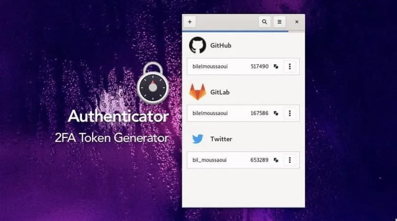 authenticator 2fa linux