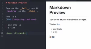 editeur langage ecriture markdown