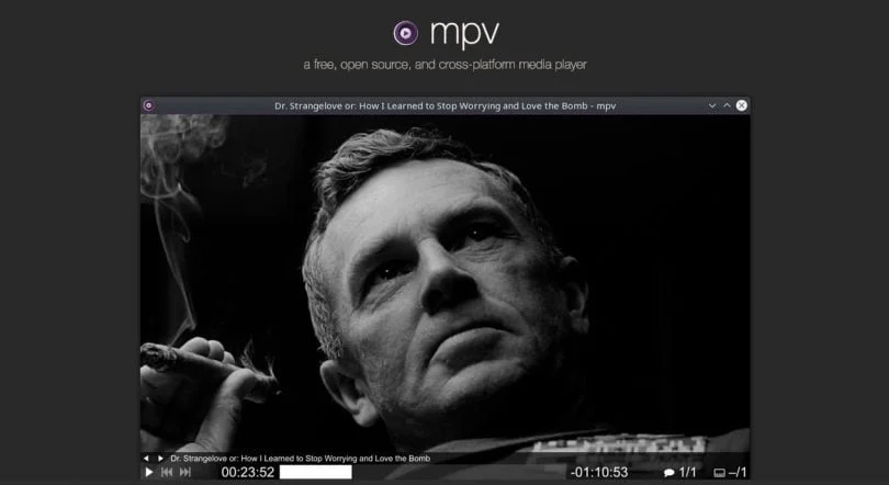 mpv alternative vlc linux mac windows android bsd
