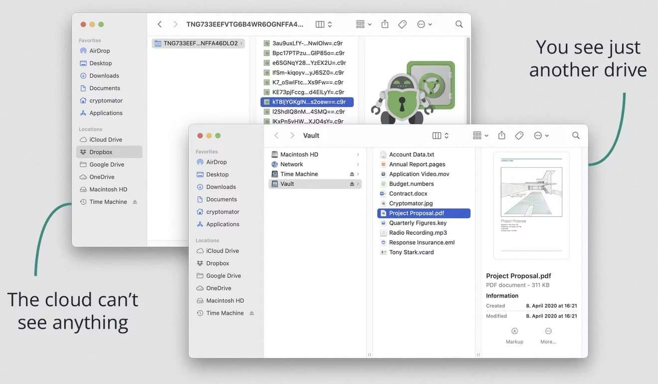 cryptomator logiciel chiffrement multiplateforme