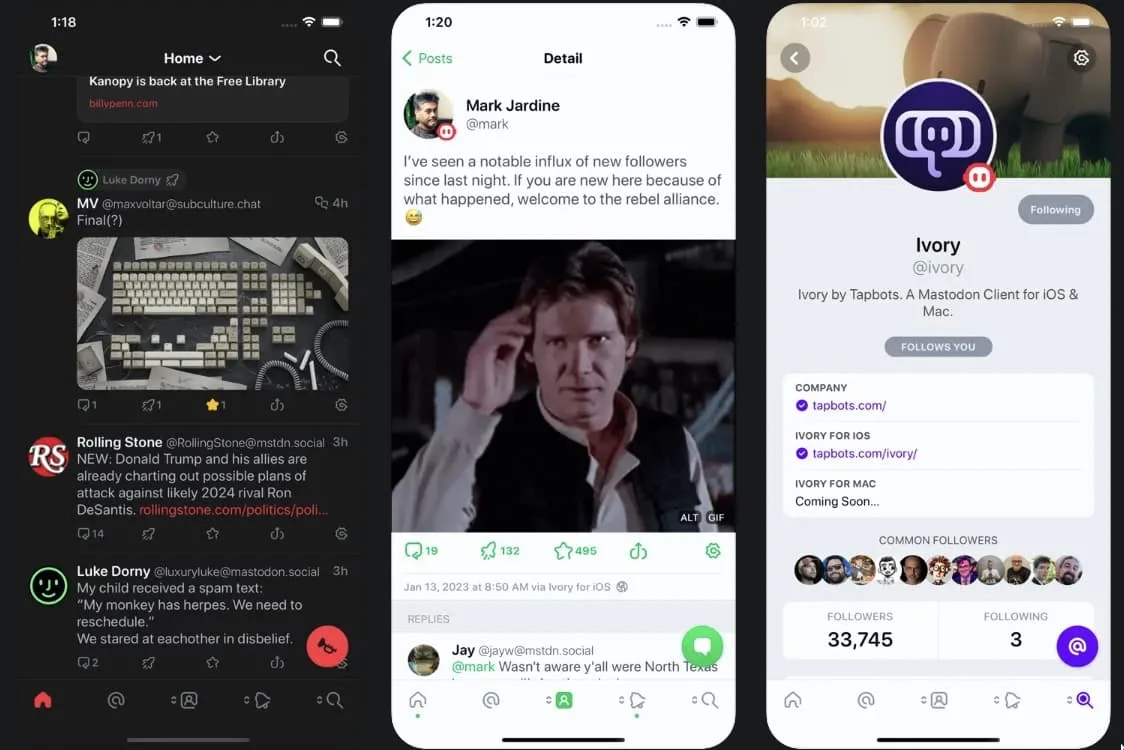 application ivory mastodon tapbots