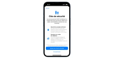 ajouter cle securite apple id