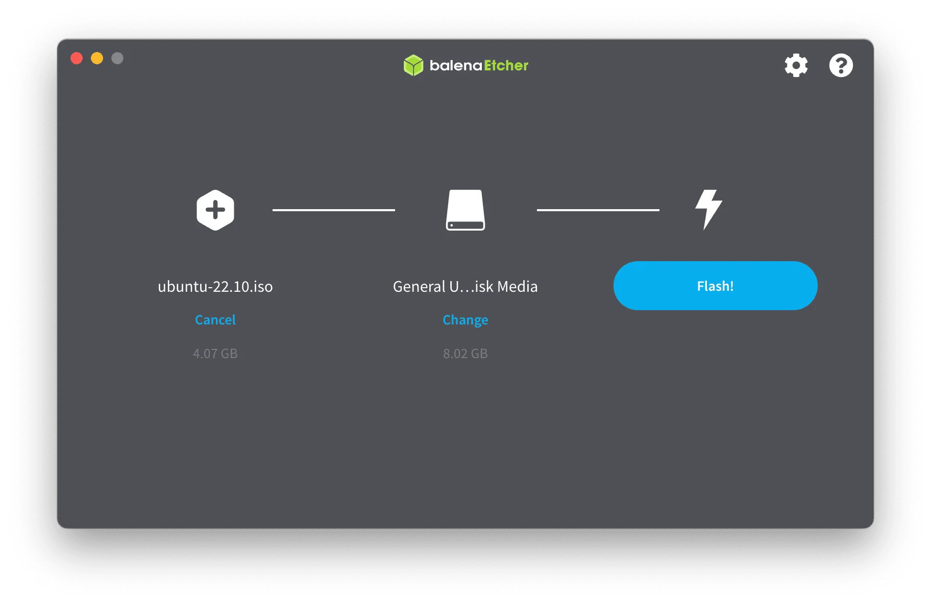 creer cle usb bootable linux balena etcher