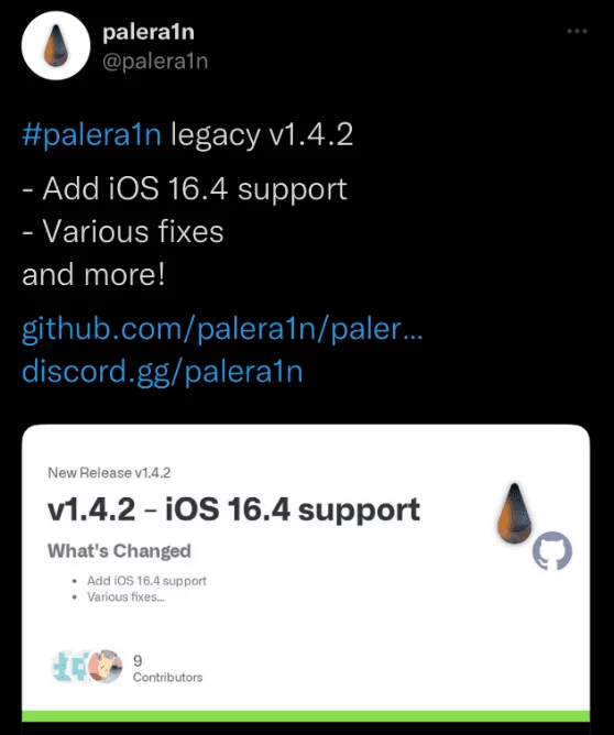 jailbreak palera1n legacy