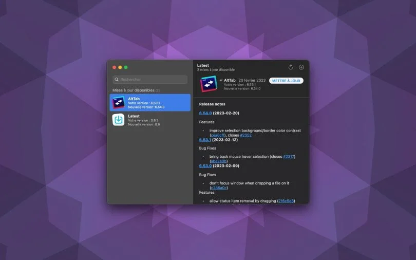 latest updater mac